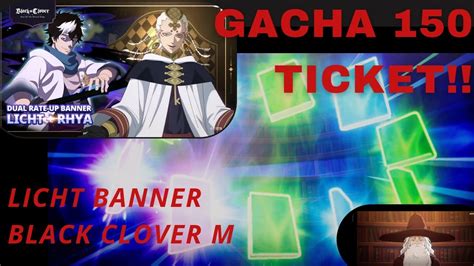 Black Clover M Gacha Banner Licht Habis Tiket Lebih Dapet