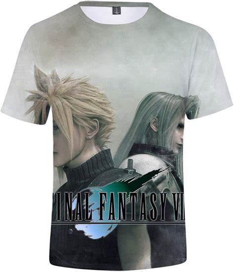 Amazon Final Fantasy T Shirt T Shirt 3D Printing T Shirt Fashion