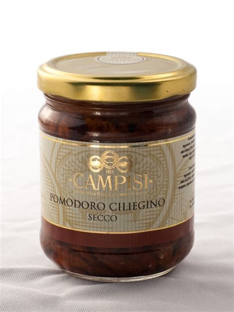 Pomodoro ciliegino secco sott olio Campisi Specialità del Mediterraneo