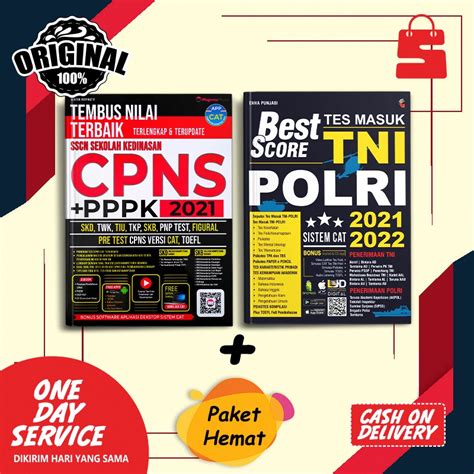 Jual Paket Bundle Hemat Buku Cpns Pppk Tes Masuk Tni Polri 2021