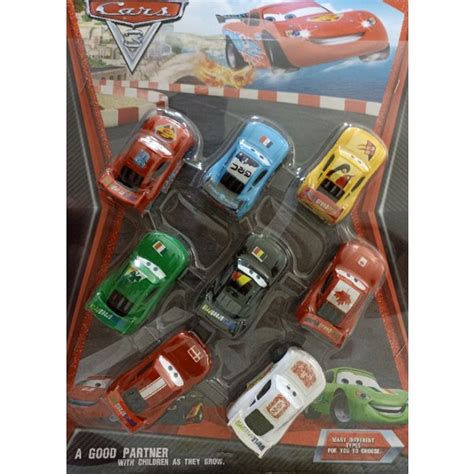 Kit Carrinhos Miniatura Filme Cars Rel Mpago Mcqueen Shopee Brasil