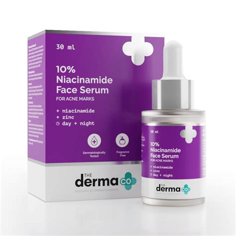 The Derma Co 10 Niacinamide Face Serum For Acne Marks Helps Reduce Spots Scars