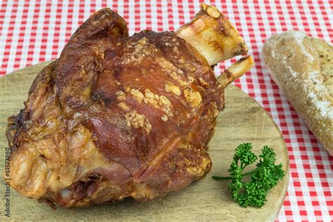 knusprige Schweinshaxe Stock Photo | Adobe Stock