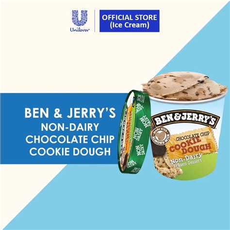 Ben And Jerrys Non Dairy Chocolate Chip Cookie Dough Ice Cream Pint