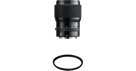 FUJIFILM GF 110mm F 2 R LM WR Lens With UV Filter Kit B H Photo