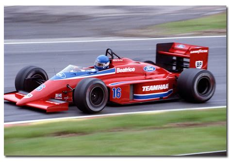 Patrick Tambay Beatrice Haas Lola Ford TLH2 F1 1986 British GP Brands