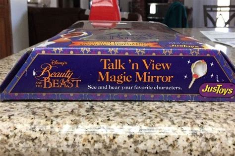 Disney Beauty And The Beast Talk And View Magic Mirror With Box