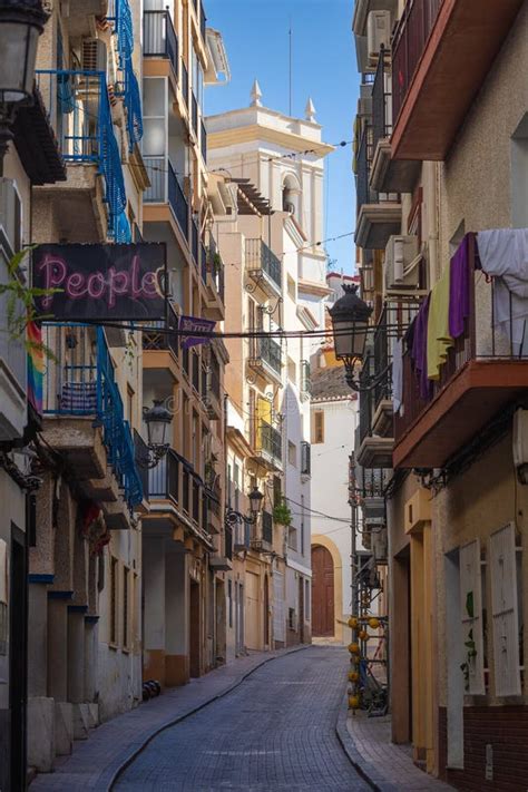 In the Centre of Benidorm City Editorial Image - Image of holiday ...