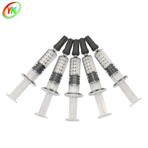 Factory Price 1 5ml Luer Lock Slip Borosilicate Glass Syringe With