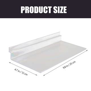 6Pcs Slot Display Rack Shelf For Shoes Shelves Wall Slat And Fixtures