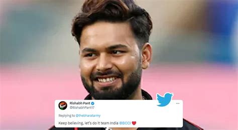 Keep Believing Gabba Hero Rishabh Pant Pumped Up Ahead Of Impossible