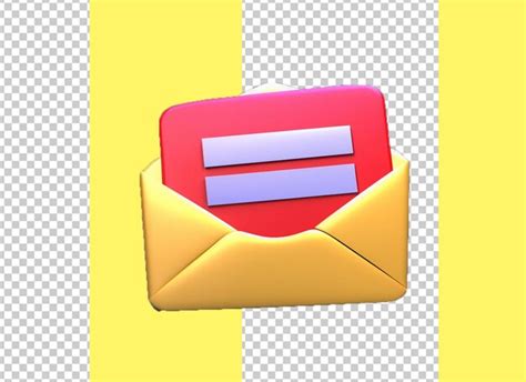 Premium PSD | Post box letter box