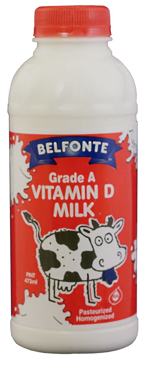 Vitamin D Milk Pint Belfonte Dairy