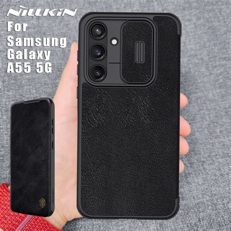 NILLKIN Funda Para Samsung Galaxy A54 5G Carcasa Qin Pro Camshield De