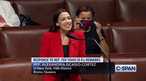 Rep Alexandria Ocasio Cortez D Ny Responds To Rep Ted Yoho R Fl