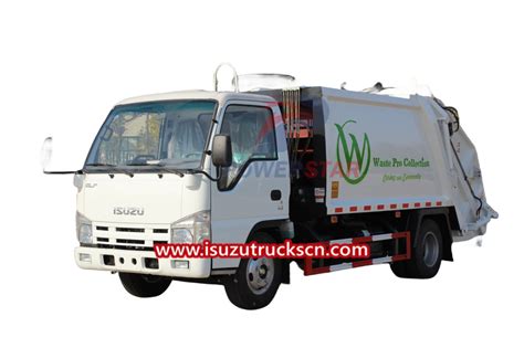 Vente Chaude Isuzu Camion Ordures De Compression Cbm En Chine