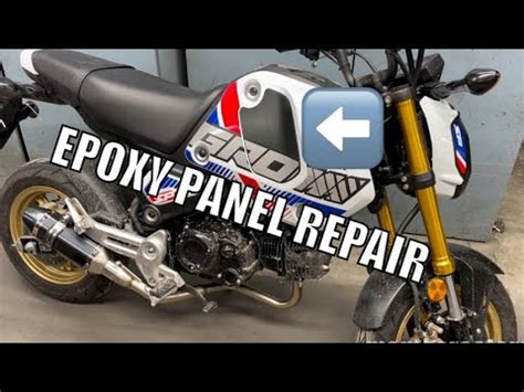 2022 Honda Grom DIY Epoxy Panel Reinforcement Repair To Prevent Fail