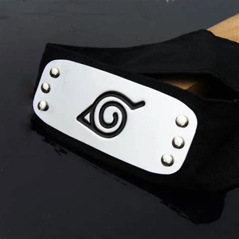 Uk Naruto Shippuden Hidden Leaf Village Black Ninja Cosplay Headband Cosplay £2 99 Picclick Uk