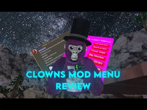 Clown S Mod Menu Review Gorilla Tag YouTube