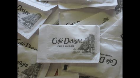 Café Delight Pure Sugar Condiment Packets By Diamond Crystal Brands