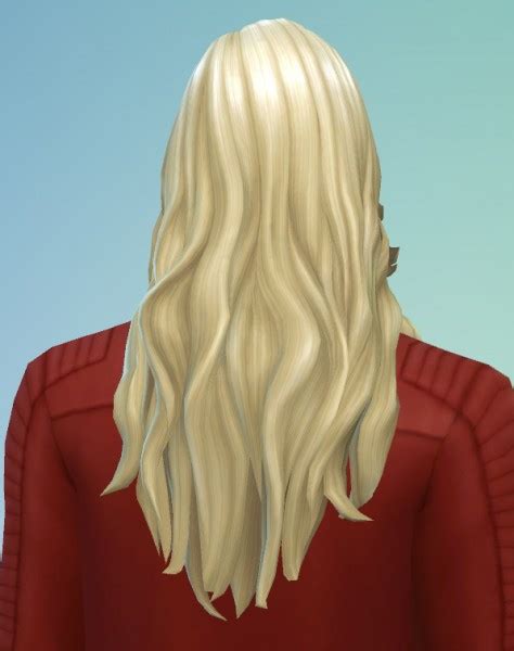 Birksches Sims Blog Long And Wavy Hair Sims 4 Hairs