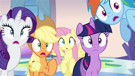 Image Twilight And Friends Shocked S03e12png My Little Pony