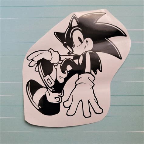 Sonic the Hedgehog and Friends Calcomanías de vinilo Uso Etsy