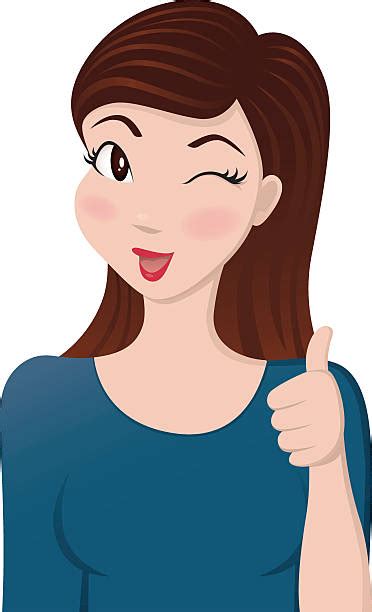 100 Sassy Winking Woman Stock Illustrations Royalty Free Vector