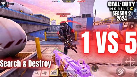 Krm 262 1 Vs 5 In Search And Destroy Codm Gameplay Codm Codmobile