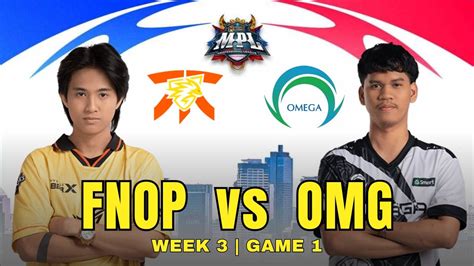 FNATIC ONIC PH Vs SMART OMEGA MPL PH S14 REGULAR SEASON WEEK 3