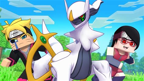 ARCEUS No MUNDO Do NARUTO MINECRAFT YouTube