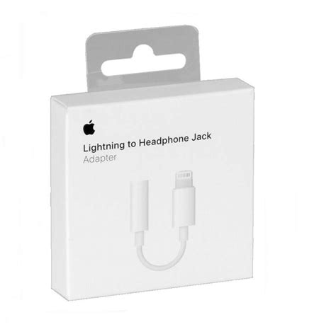 Adaptador Lightning A Jack Mm Apple