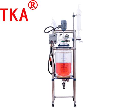 L Double Layer Jacketed Glass Reactor With Explosion Proof System