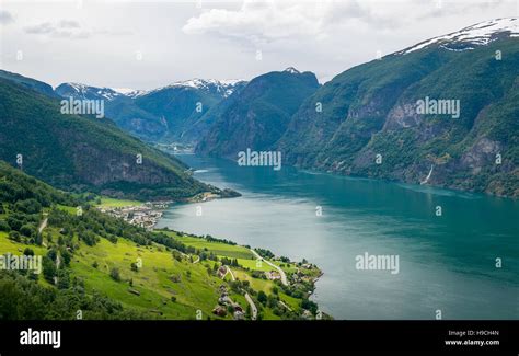 Sognefjord aerial view, Norway Stock Photo - Alamy