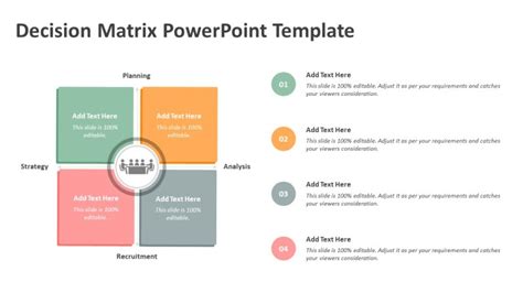 Decision Matrix PowerPoint Template | PPT Templates