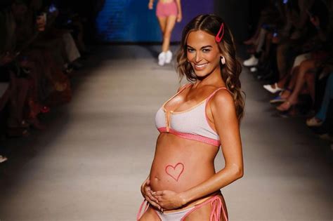 Golf Star Brooks Koepka S Wag Jena Sims Flaunts Baby Bump At Miami Swim