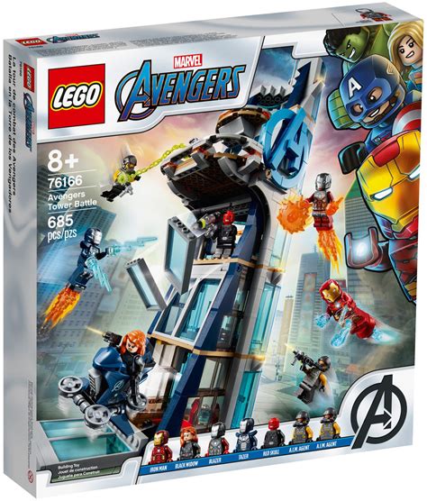 LEGO Marvel 76166 Pas Cher La Tour De Combat Des Avengers