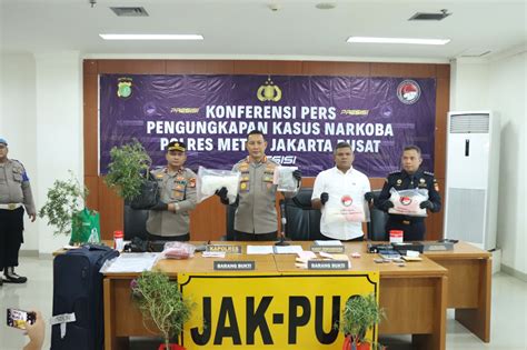 Satres Narkoba Polres Metro Jakarta Pusat Ungkap Peredaran Narkoba