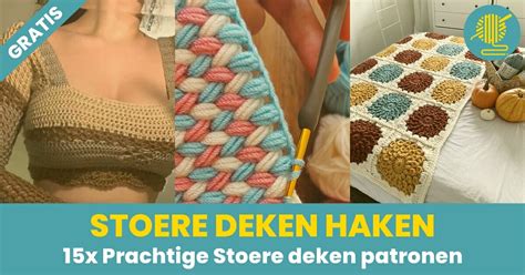 Stoere Deken Haken Leukste 15x Haakpatronen Gratis Handwerkpagina