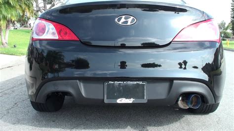 Genesis Coupe Single Exit Exhaust Youtube