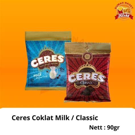 Jual Ceres Coklat Classic Milk 90 Gr Shopee Indonesia