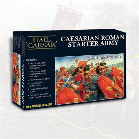 Wargames Delivered Caesarian Roman Starter Army 28mm Miniatures