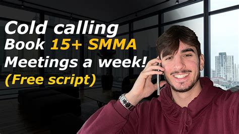 SMMA Cold Calling LIVE Book 10 Meetings A Week Free Script YouTube