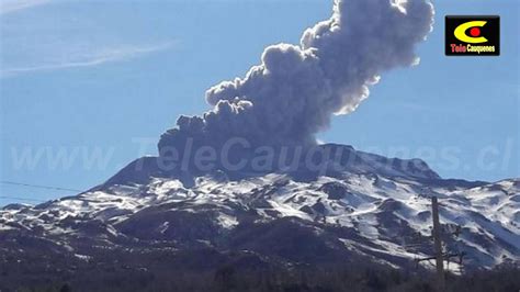 Decretan alerta naranja para el volcán Chillán telecauquenes