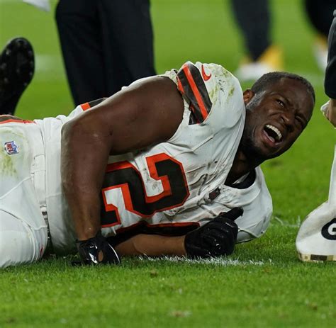 NFL Verletzung von Browns Runningback Nick Chubb zu brutal für ESPN WELT