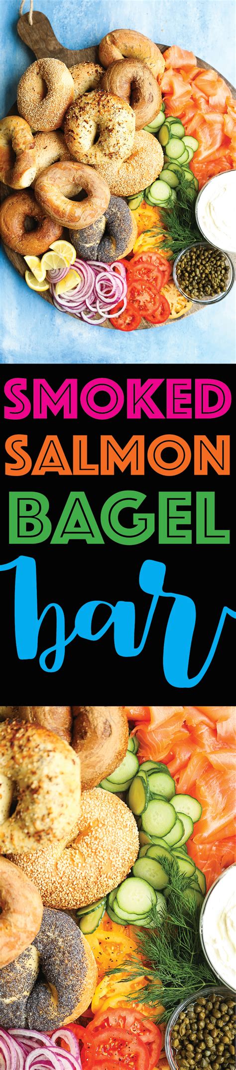 Smoked Salmon Bagel Bar Damn Delicious