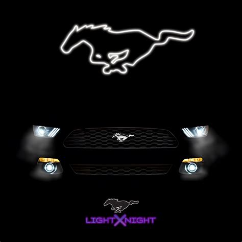 Light X Night - Ford "Mustang" Neon Sign