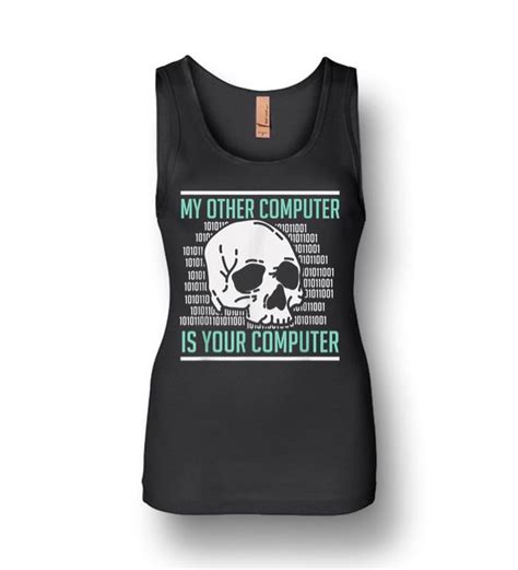 Cyber Hacker Computer Security Expert Cybersecurity Womens Jersey Tank