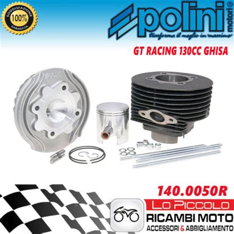 KIT CILINDRO MODIFICA MOTORE 130 CC DM 57 RACING POLINI VESPA 50