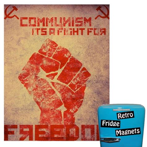 Items similar to Communist Fist Magnet - Free Shipping available! on Etsy